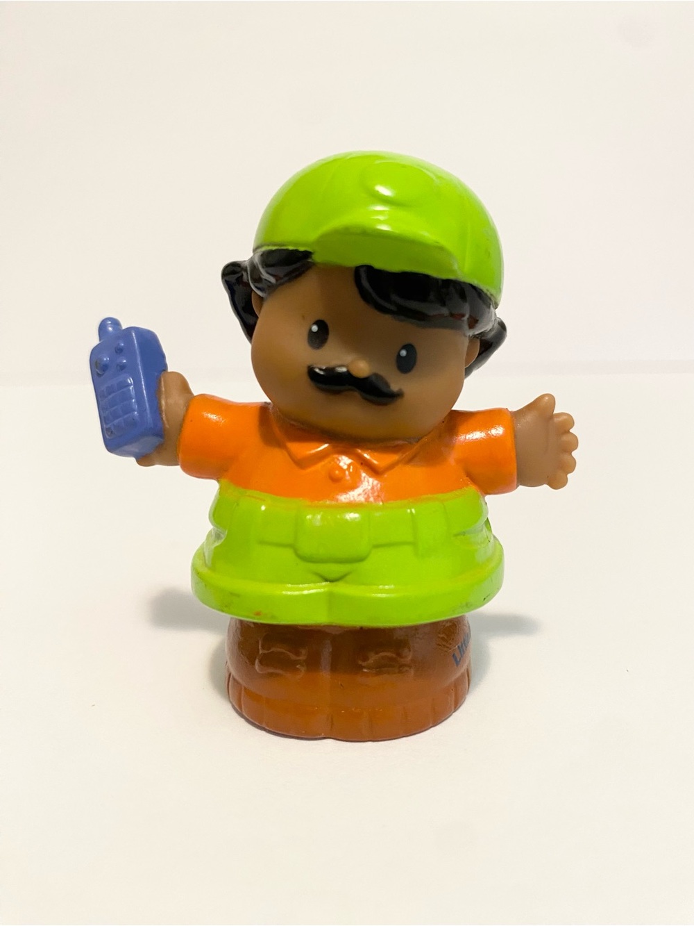 Little People City Worker Phone Figure Dark Skin Dollhouse Fisher Price 4/$20 🛑